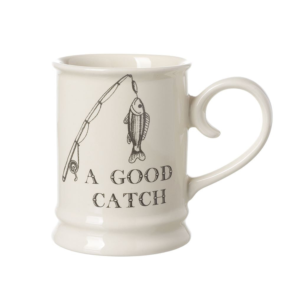 Stow Green Majestic Cream Mug Fishing