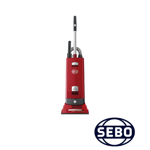 Red Vacuum Cleaner with Sebo logo