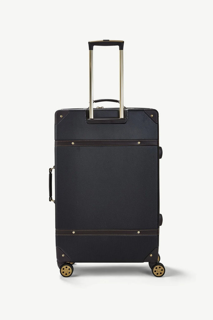 Vintage Large Suitcase Black