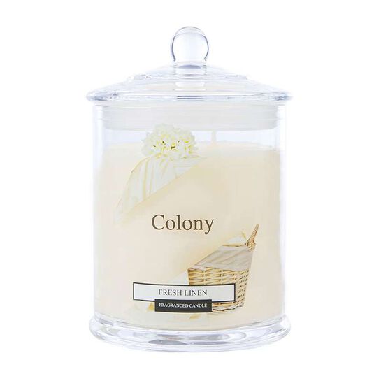 Colony Small Candle Fresh Linen
