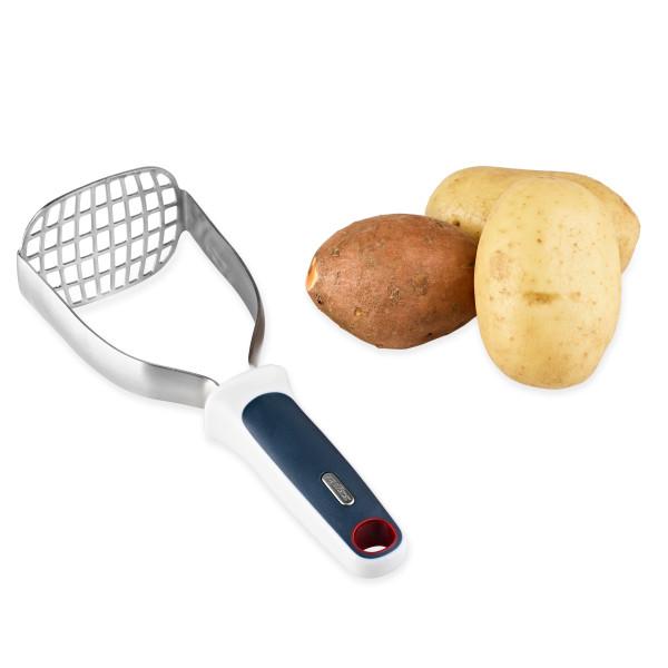 Zyliss Quick Masher beside potatoes