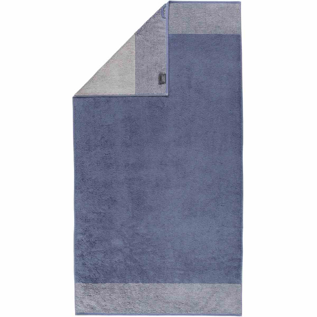 Cawo Two Tone Dark Blue/Nachtblau Face Cloth SL590/10