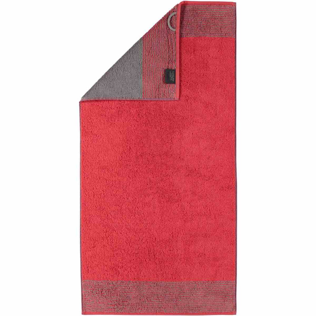 Cawo Two Tone Red Towel DT590/27