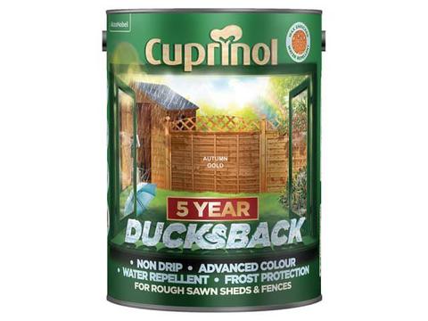 Cuprinol 5l Ducksback autumn gold tin