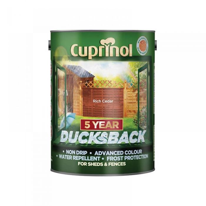  Ducksback Fence Paint - Rich Cedar