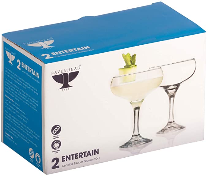 Ravenhead Entertain Set Of 2 Cocktail Saucers packaging